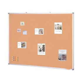 VEVOR 48"x36" Large Cork Board ‚Äì Wall-Mounted Bulletin Board with Pin Board