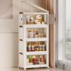 4-layer covered plastic storage box, with a total of 320QT closet organizer and stackable and foldable storage space