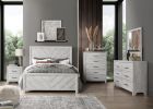 Modern Style 5-Drawer Chest Made with Wood in Gray