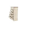 Antique White Wooden Chest Of Drawers Bedroom Formal 1pc Chest Antique Walnut Top Storage Cabinet