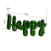 HAPPY Letter Art Moss Wall Decor