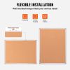 VEVOR 48"x36" Large Cork Board ‚Äì Wall-Mounted Bulletin Board with Pin Board