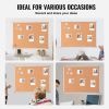 VEVOR 48"x36" Large Cork Board ‚Äì Wall-Mounted Bulletin Board with Pin Board