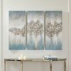 Heavily Embellished 3-piece Canvas Wall Art Set