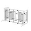 Assemble/Disassemble Pet Wooden Fence - White