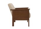 Durable Accent Chair 1pc Luxurious Brown Upholstery Plush Cushion Comfort Modern Living Room Furniture