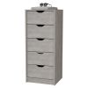Dillon 5 Narrow Drawer Dresser, Tall Chest of Drawers