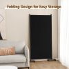 3 Panel Folding Room Divider with Lockable Wheels