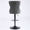 A&A Furniture,Aged and Retro PU Swivel Barstools Adjusatble Seat Height from 26-33 Inch