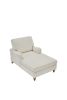 Modern Mid-Century Indoor Oversized Chaise Lounger Comfort Sleeper Sofa with Soild Wood Legs