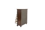 Antique Cherry / Antique Walnut Wooden 1pc Chest Of Drawers Storage Bedroom Furniture Unique Design
