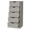 Dillon 5 Narrow Drawer Dresser, Tall Chest of Drawers