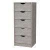 Dillon 5 Narrow Drawer Dresser, Tall Chest of Drawers