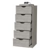 Dillon 5 Narrow Drawer Dresser, Tall Chest of Drawers