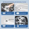 VEWIOR Electric Spin Scrubber, 2024 New Cordless Cleaning Brush, Dual Speeds, 3 Replaceable Brush Heads