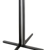End Table Glass Top Side/End Drink Table - Tall Modern Round Accent Metal Nightstand Furniture for Living Room, Dorm, Home Office