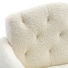Accent Chair ,leisure single sofa with Rose Golden feet